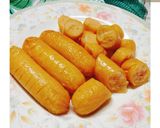 รูปขั้นตอนการทำที่ 4 ของ 🌭ไส้กรอกไก่ทอดไร้น้ำมัน - Air fryer chicken sausage
