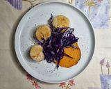 A picture of step 5 of Scallops with Cabbage and Butternut Squash.