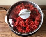 Hình bước làm 2 của món Xôi gấc