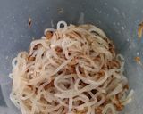Hình bước làm 2 của món Bún trộn chay keto
