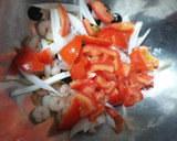 Foto del paso 9 de la receta: 🥗 Ensalada de arroz 🍚, gambas 🦐 y piña🍍