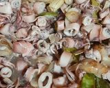Foto langkah ke 4 dari resep Cumi Asin Cabe Ijo.