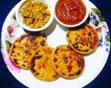 गोभी भरवा पराठे चटनी(gobhi parathe chutney recipe in hindi) रेसिपी चरण 8 फोटो