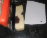 A picture of step 6 of Two tones biscuits baked in Karahi(wok).