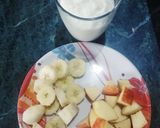 हेल्दी एप्पल एंड बनाना स्मूदी (Healthy apple and banana smoothie recipe in Hindi) रेसिपी चरण 1 फोटो