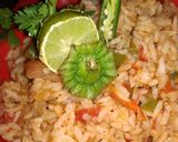 A picture of step 6 of Tawa fry pulao.