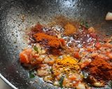 A picture of step 5 of Veg lunch thali.