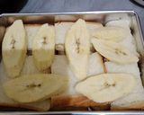 Foto langkah ke 2 dari resep Setup pisang roti tawar.