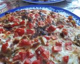 عکس مرحله 5 از دستور پیتزا گوشت و مرغ🍕