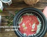 Gambar langkah 3 resipi Nasi lemak strawberi.