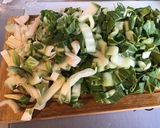 Une image de l'étape 6 de Shanghai choy à la Chinoise, coriandre et citron confit.