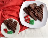 Foto langkah ke 6 dari resep Waffle Coklat.