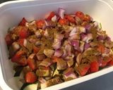 Une image de l'étape 7 de Légumes du jardin à l'oignon rouge et épices orientales (recette plancha).