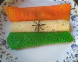 ট্রাইকালার পাটিসাপটা (tri color patisapta recipe in Bengali) রেসিপির ধাপ 4 ছবি