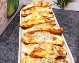 A picture of step 7 of Ham and Cheese Croissants 🥐.