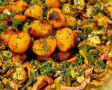 عکس مرحله 6 از دستور سیب زمینی مخصوص با ژامبون و قارچ