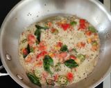A picture of step 4 of Curd rice.