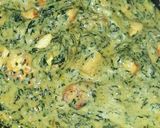 A picture of step 8 of Paneer Methi Chaman.