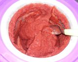 Foto del paso 4 de la receta: Helado de frutilla🍓al agua en máquina de hacer helados