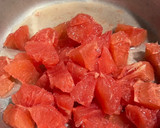 Foto del paso 2 de la receta: Mermelada de pomelo rosado