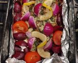 A picture of step 5 of Mum's oven baked Salmon.