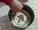 عکس مرحله 7 از دستور کیک زبرا پنبه ای