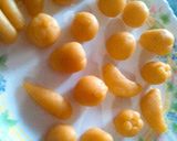 Foto langkah ke 5 dari resep Kue buah mini 🍎🍓🍌🍉- Thailand (Kanom Look Choup).