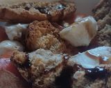 Φωτογραφία βήματος 3 της συνταγής Krispies με μοτσαρέλα, ντομάτα και βαλσάμικο 🤤🩵