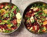 Φωτογραφία βήματος 1 της συνταγής Ρόκα royal salad 💚🥗🥑🍊🍐🍏 σαλάτα με ρόδι, μανταρίνι, ρόκα, αβοκάντο, σαφράν, λωτό, αχλάδι & μήλο