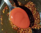 A picture of step 6 of Schezwan Sauce.