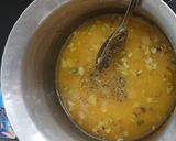 A picture of step 8 of Punjabi thali (Chana mansala & More).