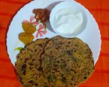 A picture of step 3 of Mooli ke paratha.