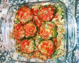 A picture of step 6 of Stuffed Capsicum with Garbanzo beans.