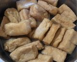 Foto langkah ke 1 dari resep Tahu Bakso Ayam Sayur (Wortel & Jamur).