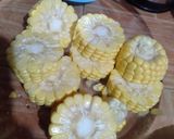 A picture of step 3 of Sweet corn meat.