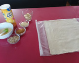 Foto del paso 1 de la receta: Hojaldre sacristanes de frutos secos