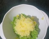 A picture of step 3 of Matar cutlet.