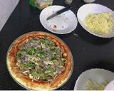 A picture of step 12 of Yummy kabab pizza recipe 😋 Without Oven.