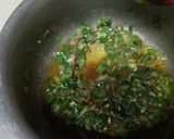 A picture of step 3 of Bengan ka bhurta.