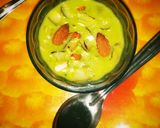 A picture of step 1 of Matar ki kheer.