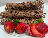 Foto langkah ke 7 dari resep Kue Sarang Laba Laba Coklat.