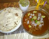 A picture of step 3 of Behari malai kabab gravy.