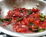 Beetroot Poha recipe step 2 photo