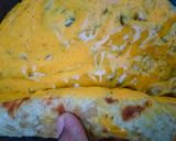 A picture of step 2 of Leftover paratha Patra (famous Gujarati dish).