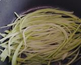 A picture of step 3 of Lauki ka Lachcha in Kewda flavour.