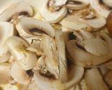 A picture of step 2 of Black and "white" spaghetti.