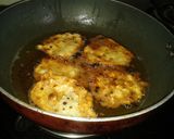 A picture of step 2 of Rabri malpua.