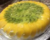 صورة لخطوة 5 من وصفة كيك البرتقال والكيوي 🥝🍊