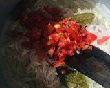 A picture of step 8 of Fried Spiced Paneer Biryani.
