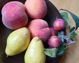 Gruszka w brzoskwiniowym smoothie krok przepisu 1 zdjęcie